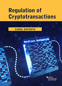 Book Cover-Regulation of Cryptotransactions