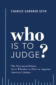 Book Cover-Who is to Judge?