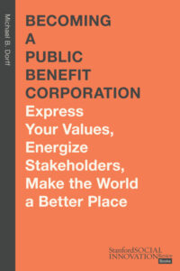 Becoming a Public Benefit Corporation