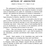 AALS Articles of Association