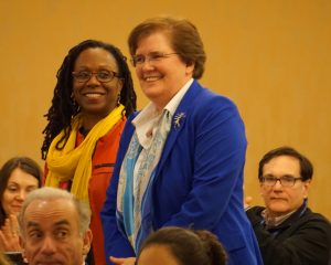 AALS Executive Committee member Camille A. Nelson with AALS President-Elect Wendy Collins Perdue at the 2017 AALS Annual Meeting