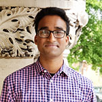 Portrait of Ajay V. Mahesh, Communications Coordinator