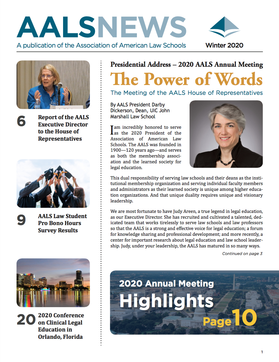 AALS News Cover