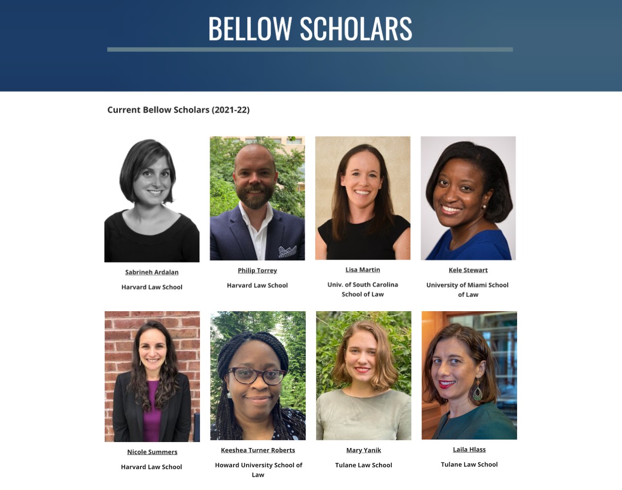 Bellow scholars