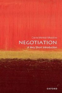 Book Cover - Very Short Introduction to Negotiation