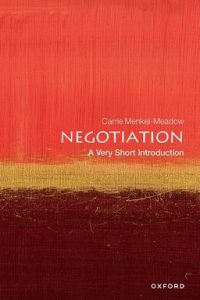Very Short Introduction to Negotiation Book Cover - Very Short Introduction to Negotiation