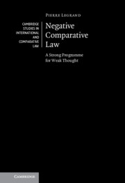 Negative Comparative Law Negative Comparative Law