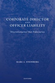 Corporate Director and Officer Liability Corporate Director and Officer Liability